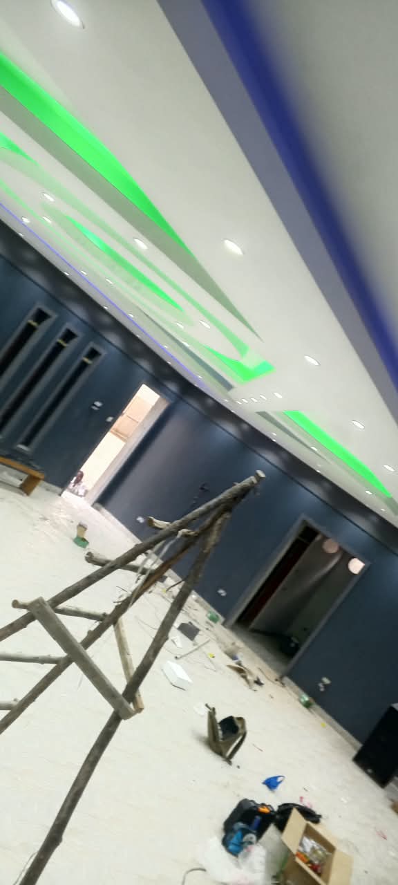 Interior electrical lighting installation